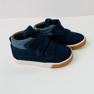 Old Navy High Top Navy Blue Canvas Shoes
